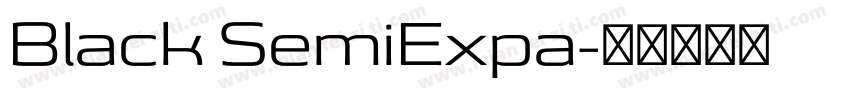 Black SemiExpa字体转换